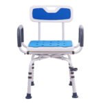 Adjustable 360 Degree Swivel Shower Chair, 400lbs Capacity