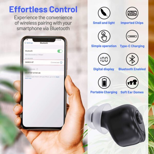 CazroLee GM-903BT Bluetooth OTC Hearing Aid