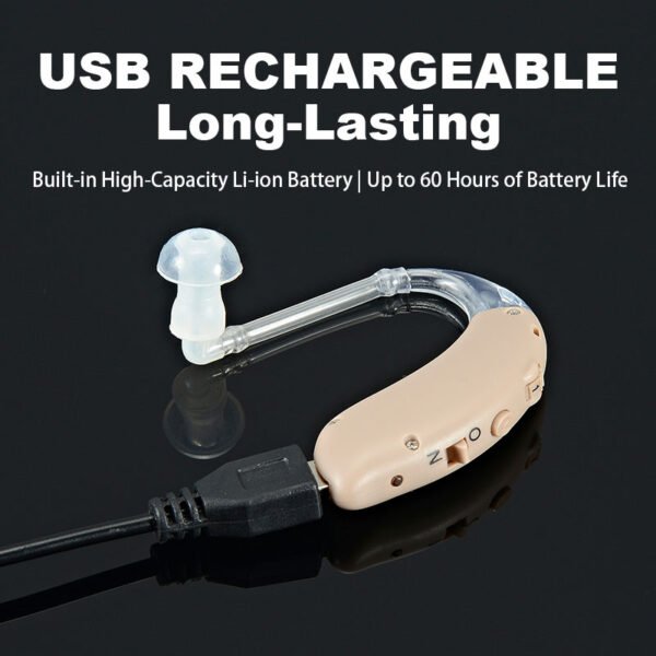 CazroLee GM-G25 Rechargeable BTE OTC Hearing Aid